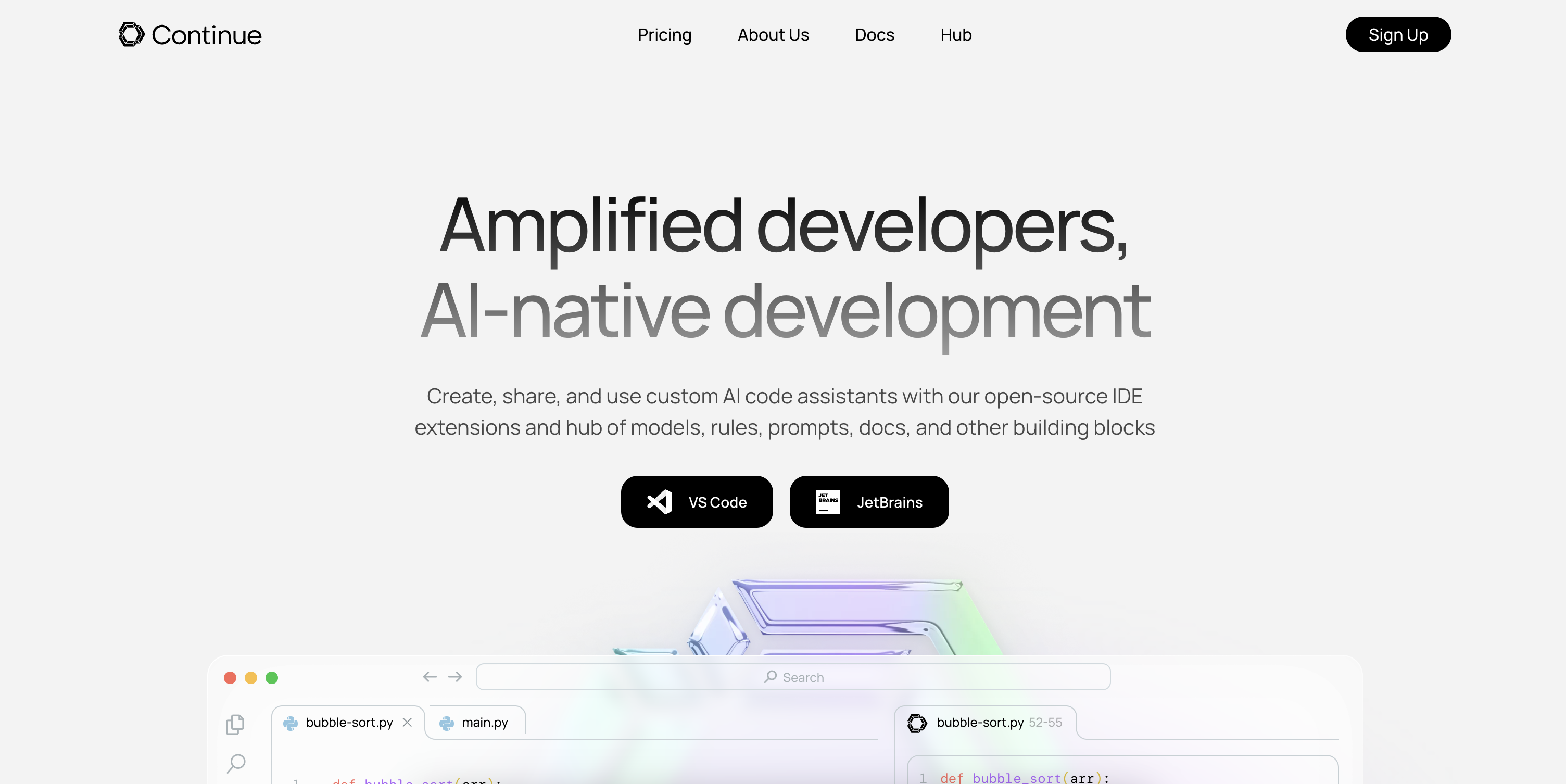 continue dev plugin ui